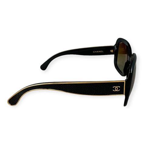 chanel stingray leather sunglasses